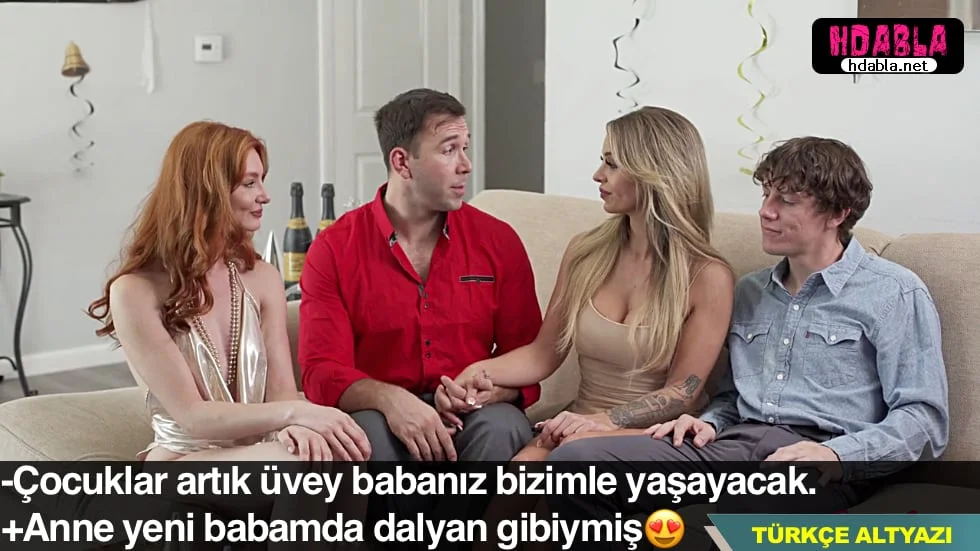 Sapık bir oğlan, olgun annesiyle aynı yatakta olduğunda kendini avuttu.